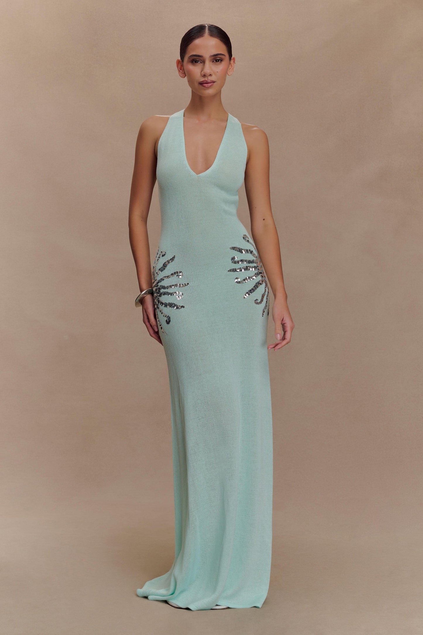 Vestido Celeste Shine