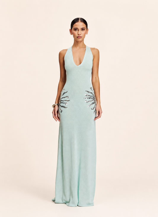 Vestido Celeste Shine