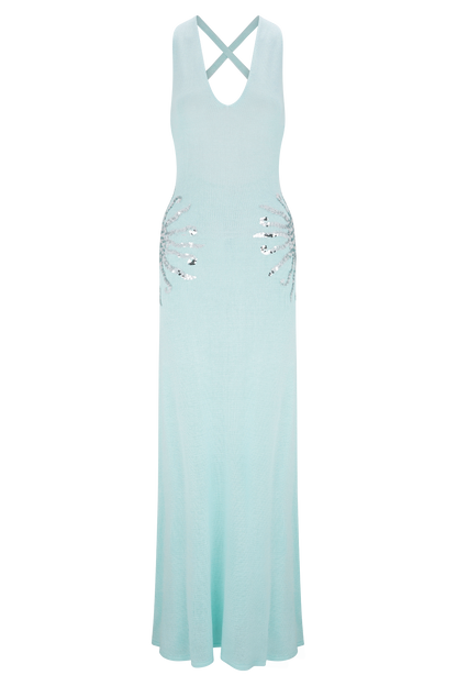 Vestido Celeste Shine