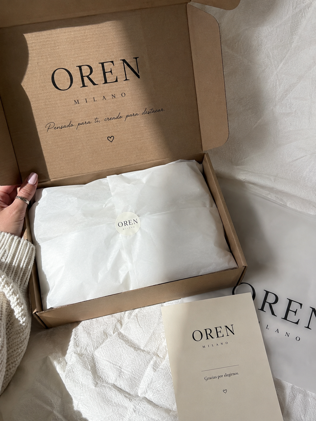 Packaging Oren Milano